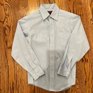 Brooks Brothers “no iron” blue boys button down size 10
